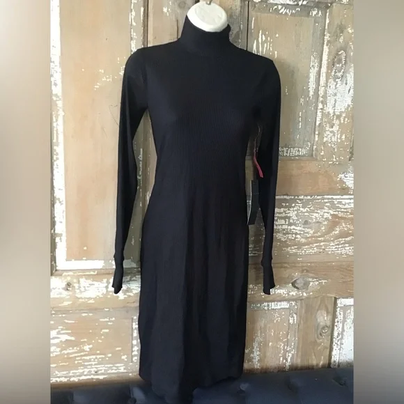 Carbon38 | Dresses | New Carbon 38 Black Ribbed Body On Dress Size Small Stretch Thumb Holes | Poshmark Carbon38 | Dresses | New Carbon 38 Black Ribbed Body On Dress Size Small Stretch Thumb Holes | Poshmark